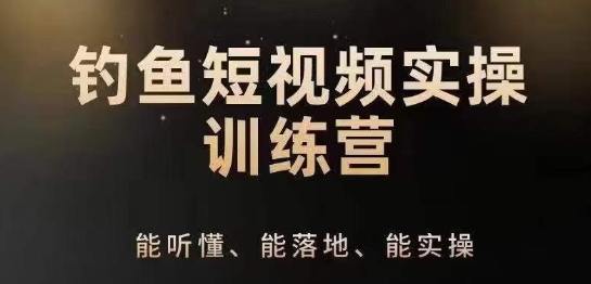 0基礎學習釣魚短視頻系統運營實操技巧，釣魚再到系統性講解定位ip策劃技巧