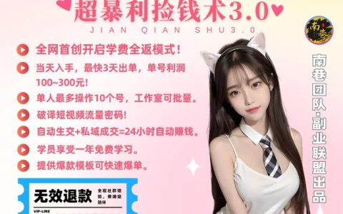 年入60萬：單人短視頻野路子賺錢策略全解析，短視頻交友暴利模式3.0【獨家披露】