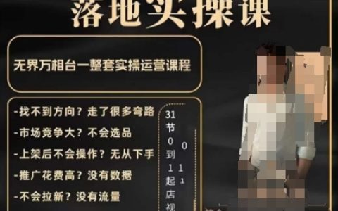 老肥電商2024年淘系運營入門到精通實操課程，包含無界萬相臺完整實操運營教學(xué)