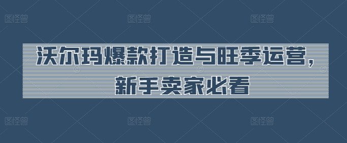 沃爾瑪爆款打造與旺季運營，新手賣家必看