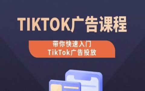 TikTok廣告投放入門到精通課程，0基礎(chǔ)實操教學，助你快速掌握TikTok廣告投放技巧
