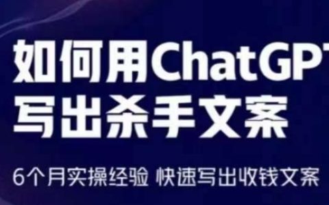 如何用ChatGPT寫出殺手文案，6個月實操經驗，快速寫出收錢文案