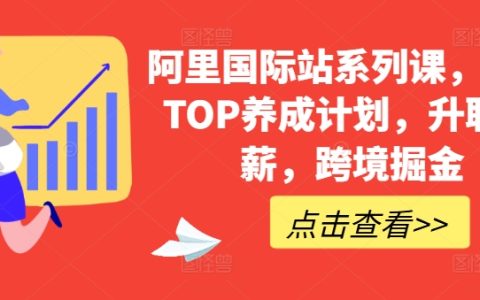 阿里巴巴國際站課程系列，頂尖運營養(yǎng)成方案，助你職場晉升加薪，跨境貿(mào)易挖金