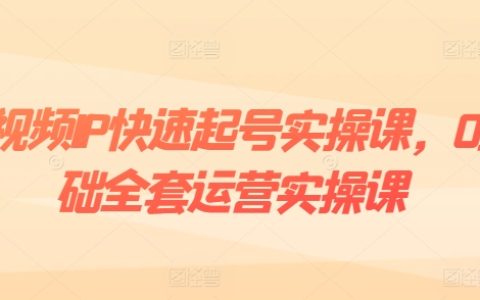 零基礎短視頻IP快速起號實操課：全套運營實戰教程，爆款內容策劃+粉絲增長策略+多元變現技巧，一步到位打造爆款賬號