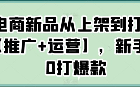 電商新品爆款打造全攻略：推廣與運(yùn)營技巧，新手輕松實(shí)現(xiàn)從零到爆款