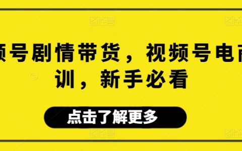 新手電商入門：視頻號帶貨劇本攻略與實(shí)操培訓(xùn)指南