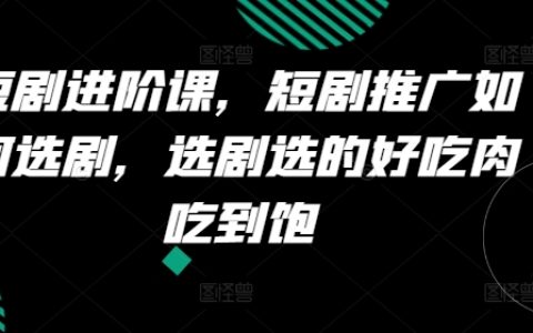 提升短劇推廣效益攻略：精選熱門劇集，選對好劇，輕松實現高收益