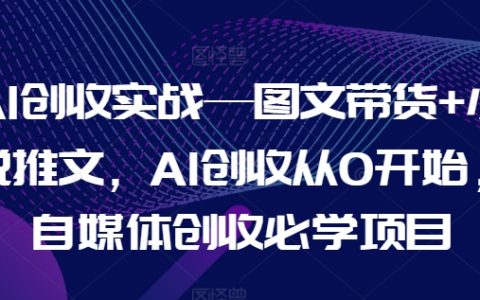 AI變現攻略：圖文小說推廣全教程，零基礎自學AI賺錢法，自媒體增收熱門項目實操