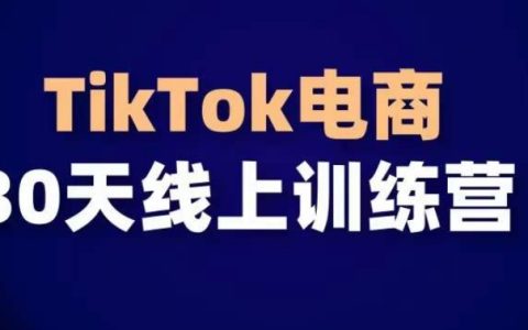TikTok電商變現(xiàn)30天培訓(xùn)課程，抓住全球流量紅利，錯(cuò)過(guò)就是遺憾！
