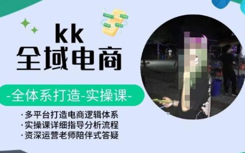 KK全領(lǐng)域電商教學(xué)，全方位實(shí)操課程，掌握多平臺電商運(yùn)營邏輯【專業(yè)技能培訓(xùn)】