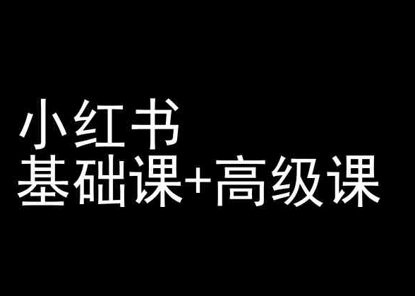 小紅書基礎課+高級課-小紅書運營教程