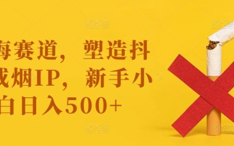 抖音戒煙IP藍海賽道探秘：新手小白如何實現日入500 元以上