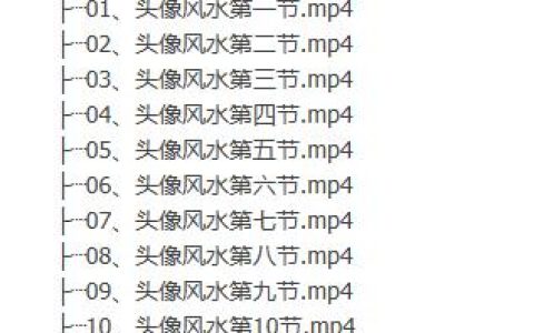 某站付費資源：微信頭像風水預測術