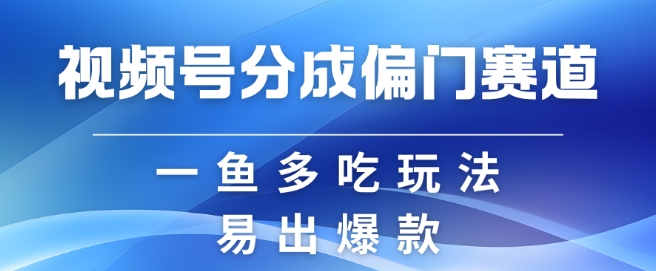 視頻號創作者分成計劃偏門類目，容易爆流，實拍內容簡單易做【揭秘】