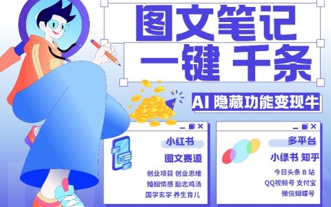 揭秘AI高效筆記神器：1分鐘生成千條筆記，小紅書圖文引流秘籍，輕松實(shí)現(xiàn)3萬(wàn)收益
