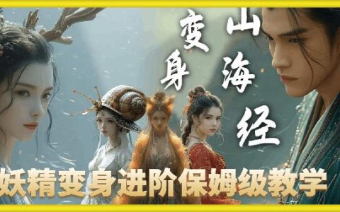 云天AI山海經變身實戰教程，妖精變身提升全程保姆級指導