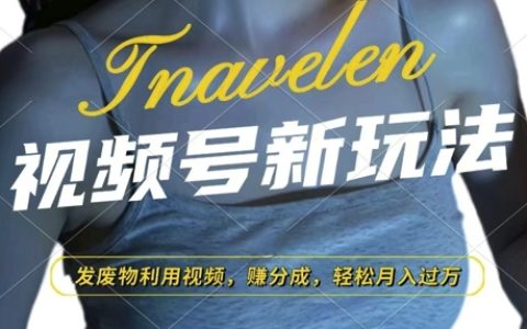 創意視頻號運營新思路，巧用廢舊物品制作視頻，輕松實現收益分成，小白也能月入過萬【揭秘】