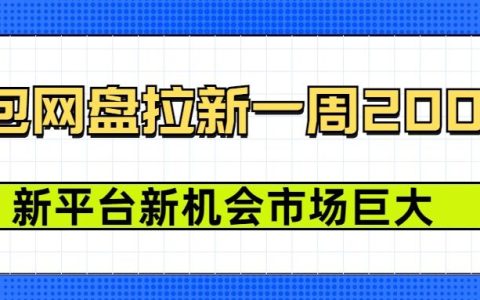 加入豆包網盤推廣計劃，一周賺取2K，新平臺帶來新機遇
