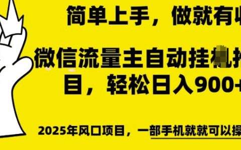揭秘微信流量主自動推廣技巧，輕松實現每日收益增加，簡單步驟快速上手【實戰分享】