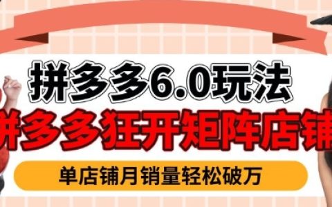 拼多多虛擬商品6.0升級版：2025新規下高利潤選品實操，過萬案例拆解