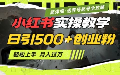 2025小紅書/抖音雙平臺創業粉矩陣：AI爆款文案日引500+實操，小白7天起號月入過萬