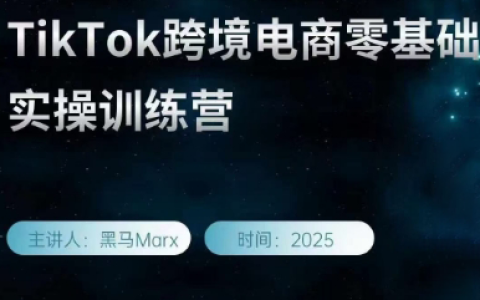 跨境黑馬TikTok跨境電商實操訓練營