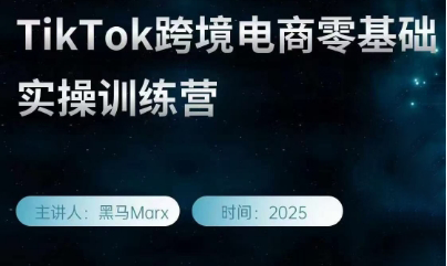 跨境黑馬TikTok跨境電商實操訓練營