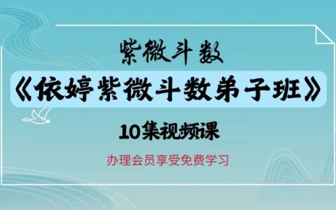 2025依婷紫微斗數(shù)-弟子班，十大核心應(yīng)用案例深度解析