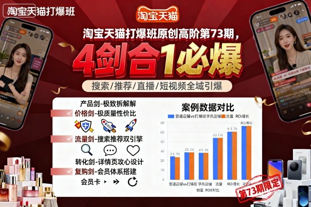 淘寶天貓打爆班原創(chuàng)高階第73期，4劍合1必爆