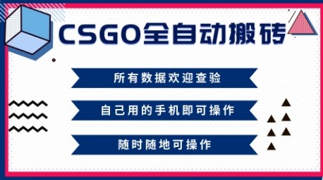 CSGO全自動搬磚，年底錢回家好項目，當天可拿到結果，新手小白輕松月入1W+【揭秘】