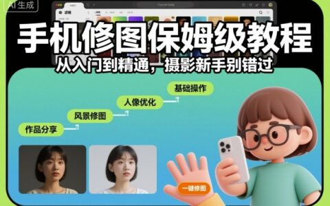 手機修圖保姆級教程，從入門到精通，攝影新手別錯過