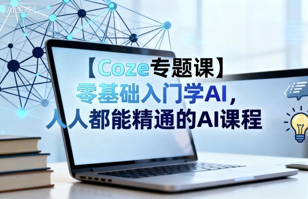 【Coze專題課】零基礎入門學AI，人人都能精通的AI課程