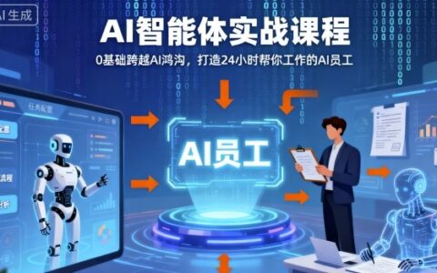 Ai智能體實戰(zhàn)課程，0基礎跨越Ai鴻溝，打造24小時幫你工作的Ai員工，打破常規(guī)，以實戰(zhàn)定義Ai