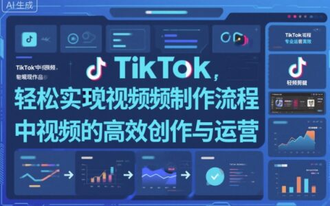 TikTok中視頻制做流程，輕松實(shí)現(xiàn)Tk中視頻的高效創(chuàng)作與運(yùn)營