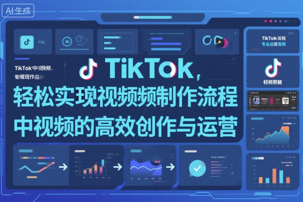 TikTok中視頻制做流程，輕松實(shí)現(xiàn)Tk中視頻的高效創(chuàng)作與運(yùn)營(yíng)