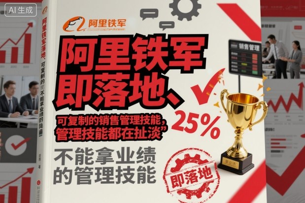 阿里鐵軍即落地、可復制的銷售管理技能,不能拿業績的管理技能都在扯淡