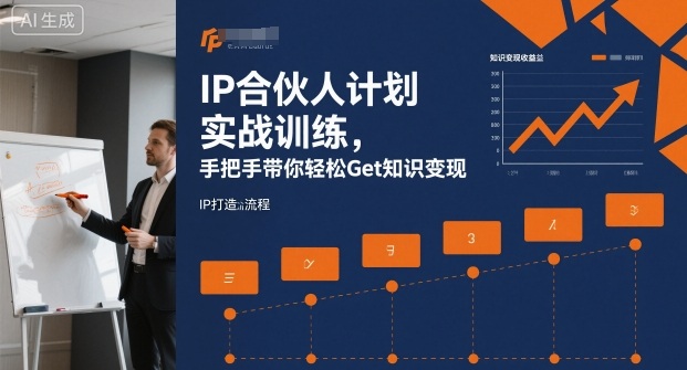 IP合伙人計劃實戰訓練，手把手帶你輕松Get知識變現