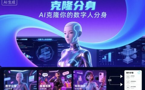 AI數字人認知實操課，克隆你的數字人分身