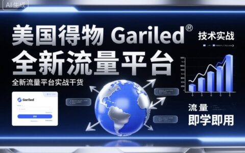 美國得物Gariled技術實戰，全新流量平臺?實戰干貨，即學即用