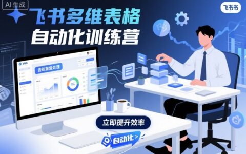 飛書多維表格自動(dòng)化訓(xùn)練營(yíng)，手把手教你告別重復(fù)處理，用多維表格開啟高效辦公新模式