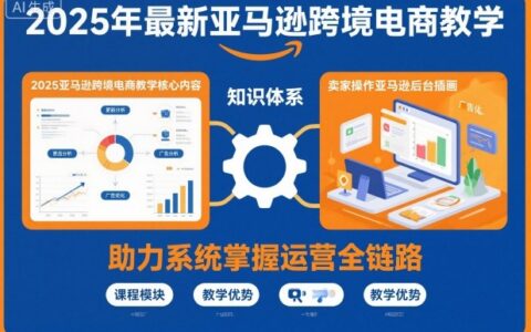 2025年最新亞馬遜跨境電商教學，助力賣家系統掌握亞馬遜運營全鏈路知識