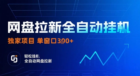 網盤拉新全自動掛G，獨家技術，操作簡單，自動完成拉新任務，單窗口3張【揭秘】