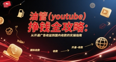油管(youtube)掙錢全攻略：從開通廣告收益到國內(nèi)收款的實操指南（更新）