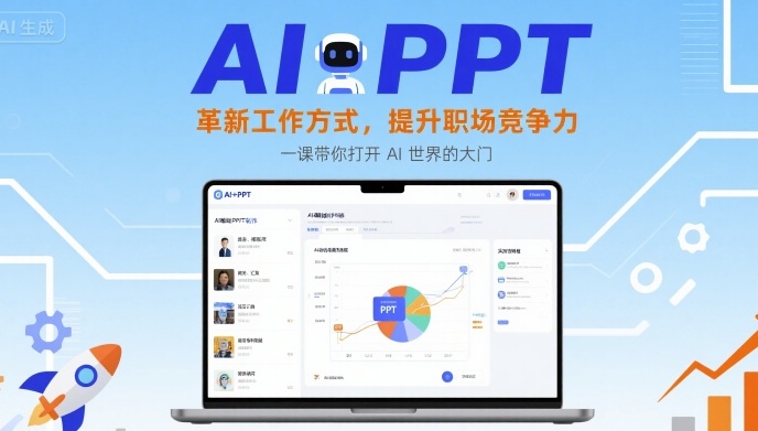 AI+PPT：革新工作方式，提升職場競爭力，一課帶你打開 AI 世界的大門