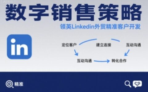 數字銷售策略領英LinkedIn外貿精準客戶開發