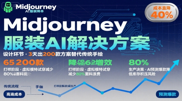 AI在服裝領域的運用，使用midjourney做服裝輔助企業降低成本