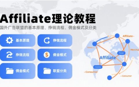 Affiliate理論教程，國(guó)外廣告聯(lián)盟的基本原理、掙錢流程、傭金模式及分類