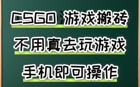 游戲搬磚，手機可做，不用電腦，最快當天見收益3張+，副業創業網創兼職【揭秘】