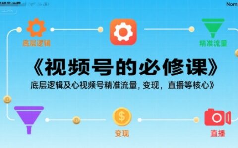 視頻號的必修課，視頻號的底層邏輯及核心視頻號精準流量，變現(xiàn)，直播等核心