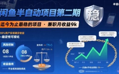 閑魚半自動項目第二期，可能是迄今為止最穩的項目，兼職月收益9k